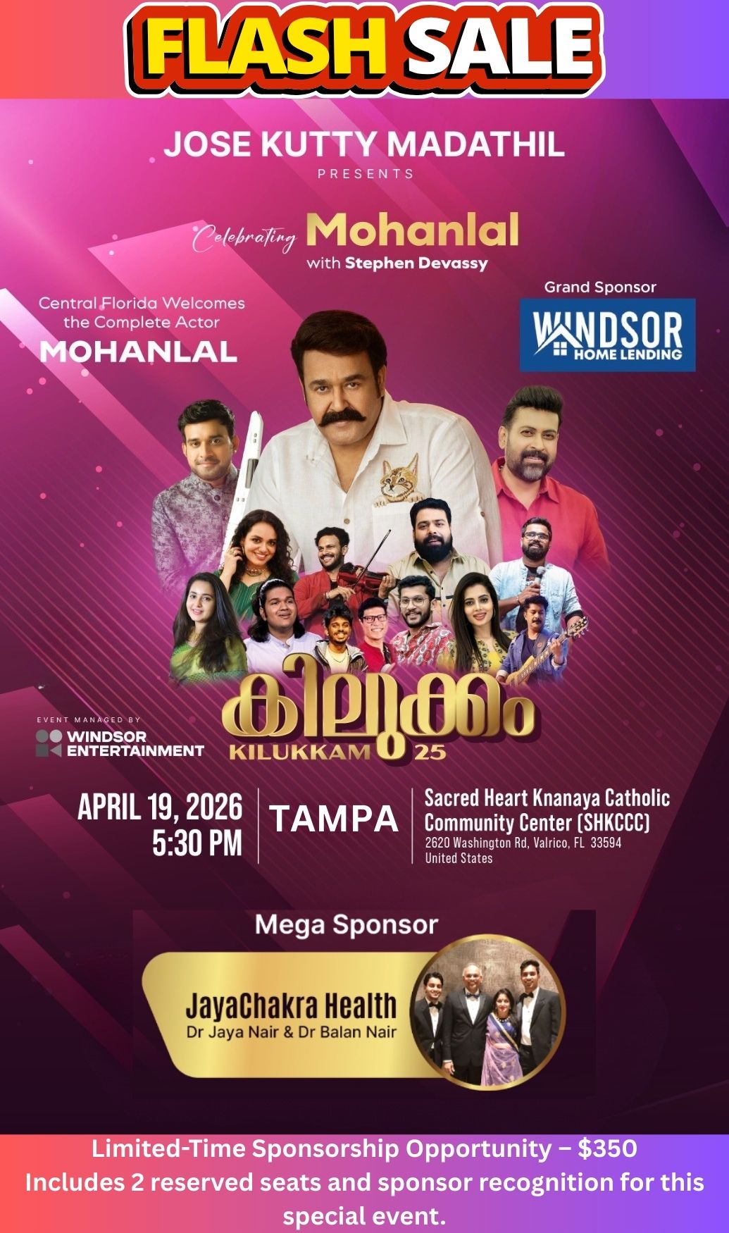 Kilukkam 2025 - April 19th, Tampa, Florida