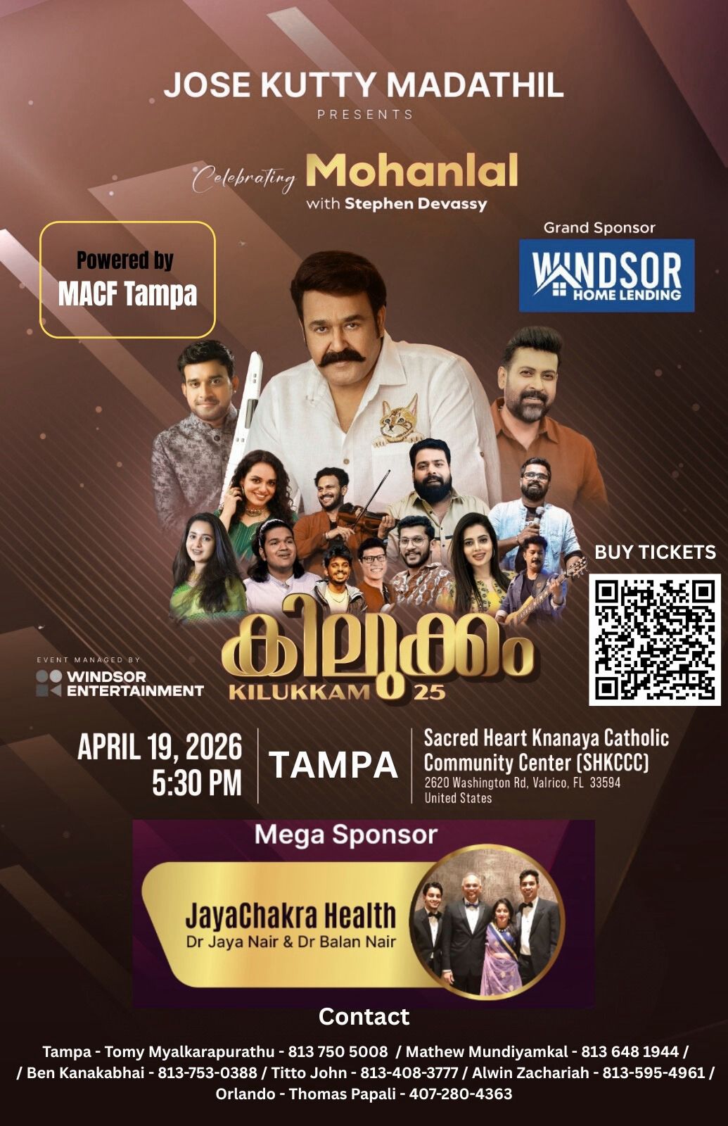 Kilukkam 2025 - April 19th, Tampa, Florida